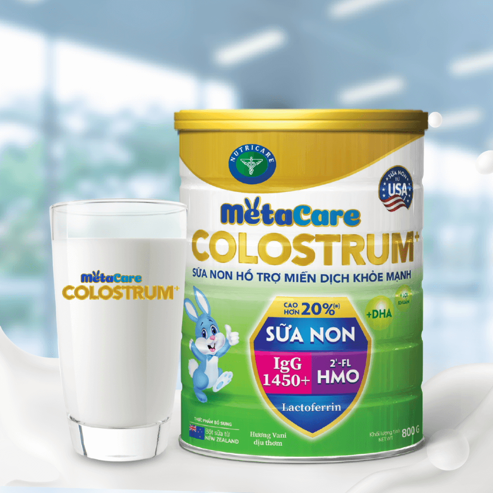 SỮA BỘT METACARE COLOSTRUM 1+ Lon 800g 1 - 10 tuổi
