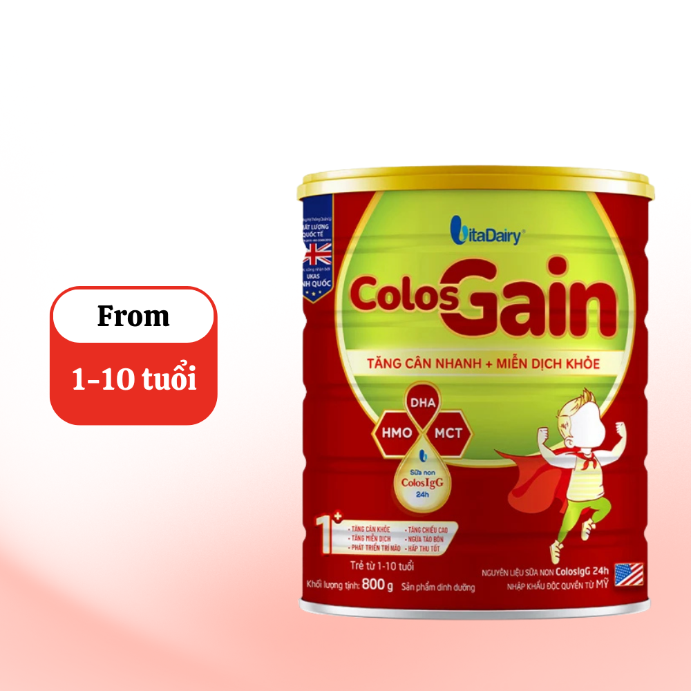 SỮA COLOSGAIN 1+ (Dành cho trẻ từ 1-2 tuổi)