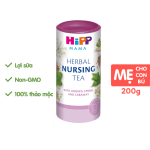 Trà cốm lợi sữa HiPP HERBAL NURSING TEA dành cho phụ nữ cho con bú 200g