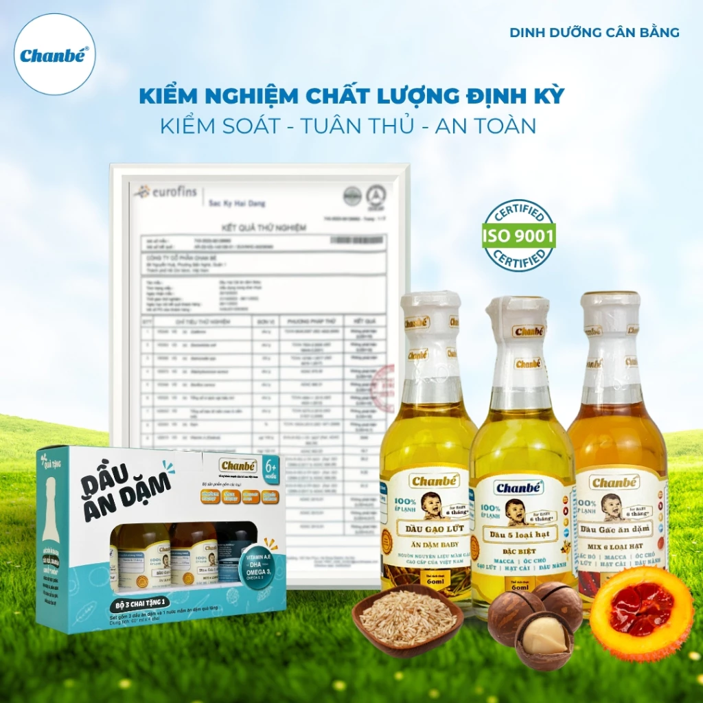 COMBO 3 dầu ăn dặm + mắm 60ml - Ảnh 2