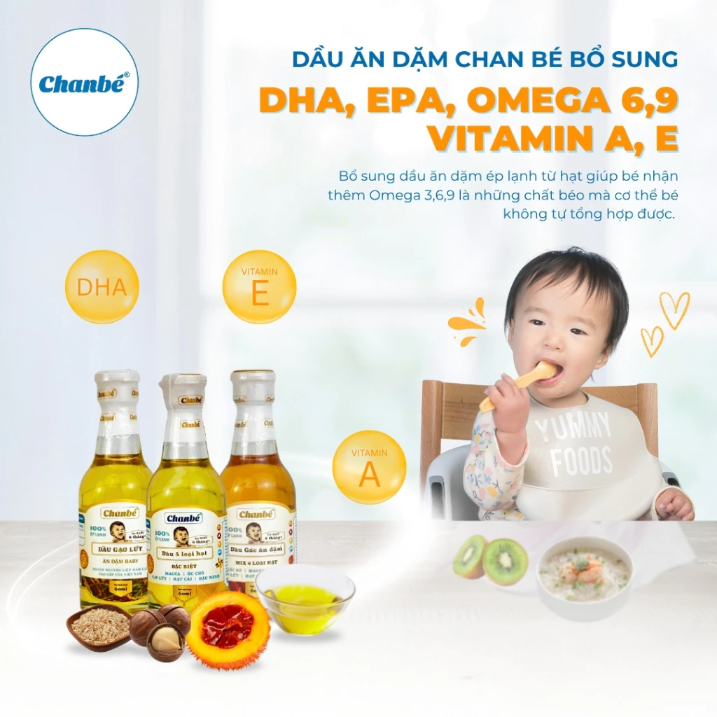 COMBO 3 dầu ăn dặm + mắm 60ml - Ảnh 3
