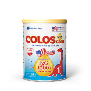 Sữa bột Nutricare ColosCare 24h 1+ 800g