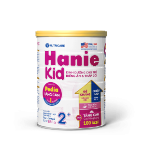 Sữa bột Nutricare Hanie Kid 2+ 850g
