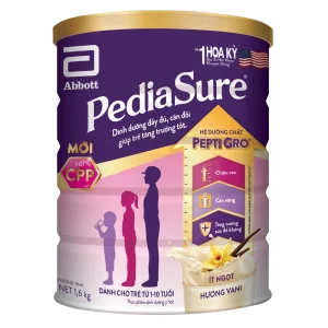 Sữa Bột Pediasure Hương Vani (1-10 tuổi) Lon 1.6kg