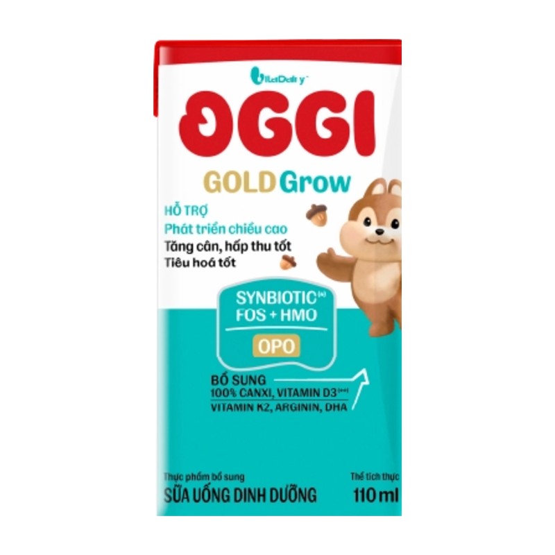 Sữa pha sẵn Oggi Gold Grow 110ml