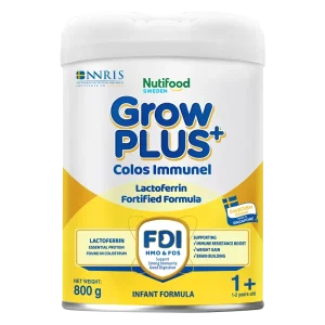 Sữa Bột Nutifood GrowPLUS+ Colos Immunel 1+ (1-2 tuổi) Lon 800g